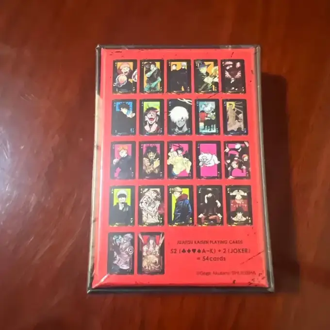 Jujutsu Kaisen Jump Shop Trump Cards